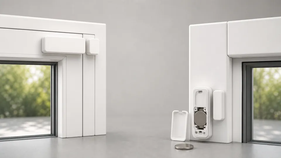 通用電池動力無線接觸感應器及其電池艙打開